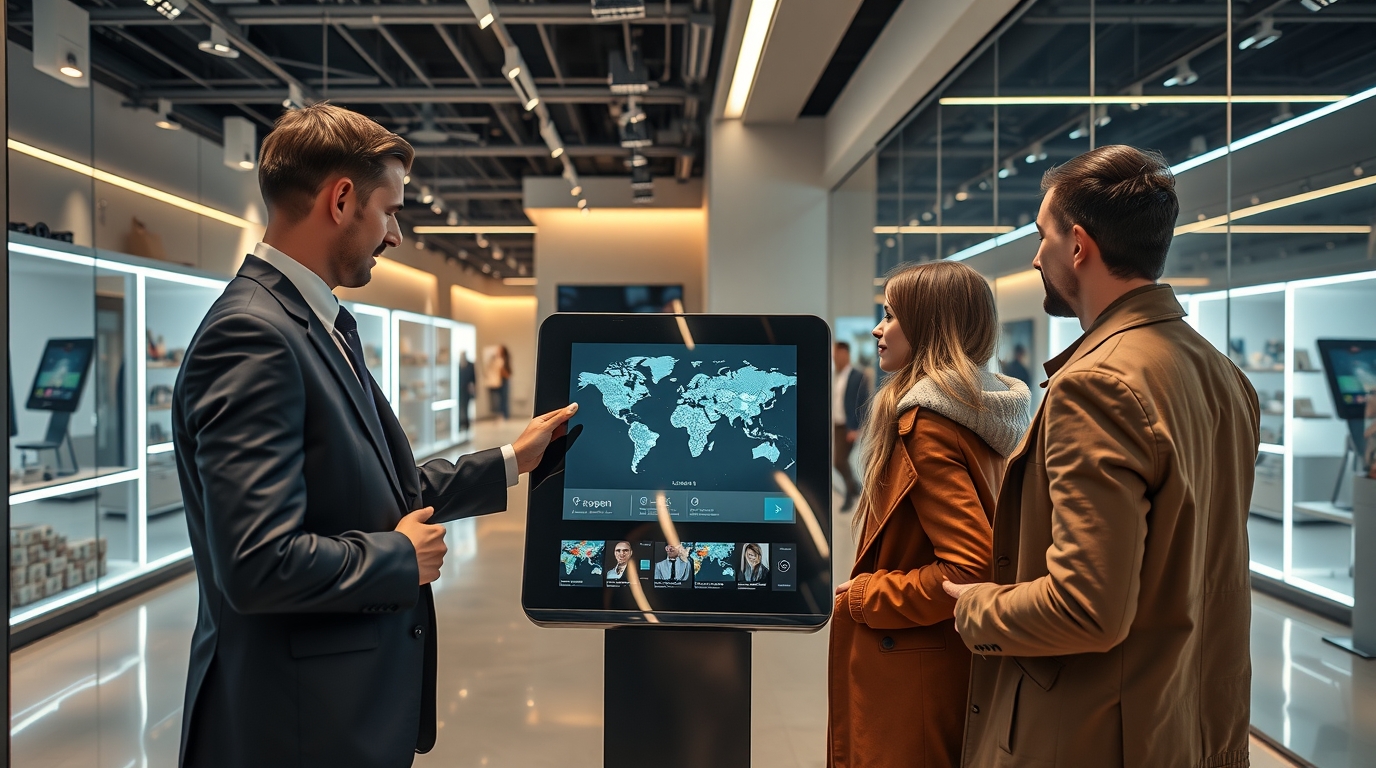 Интерактивная панель в действии